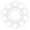 AUEAR, 10 Pack Silicone Adapter Rings Holder for Nipple Pacifier Clip Food