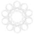 AUEAR, 10 Pack Silicone Adapter Rings Holder for Nipple Pacifier Clip Food