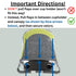 SASHA'S Double Rain Cover for Baby Trend Expedition Double Jogger (Jogger not Included) NOT Compatible with Baby Trend