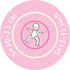 2-pc 12"-13" Gotz Pink Print Knit Sleep 'n Play Outfit for Baby Dolls