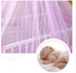 Mulaza Baby Mosquito Net Baby Toddler Bed Crib Dome Canopy Netting (Pink)