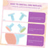 LOORGVEL 8Pcs Trimmer Baby Electric Nail Grinder Replacement Heads Random Color Grinding Pads for Nail Tool Convenient