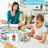 Etyat 6-12 1 0-3, Set Baby Toys Months, Montessori Toys for Year Old, Silicone Pull String Teether Toy, Stacking