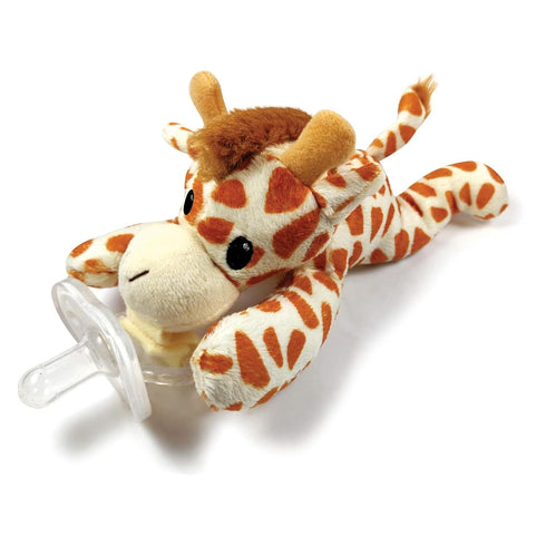 Detachable Pacifier Holder Silicone Pacifier with Stuffed Animal Removeable Baby Pacifier Holder