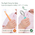 Baby Fork and Spoon Set with Carry Case, Toddler Silverware, Silicone and Stainless Steel Utensil Set, Bees