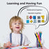15 3-10 Number Transforming Toys Pieces Number Robot, Number-Blocks for Learning & Play Transform Into Car