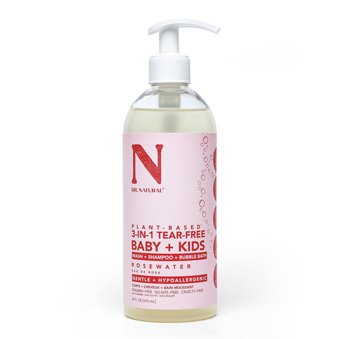 Dr. Natural 3-in-1 Tear-Free Baby Plus Kids Soap - Head-to-Toe Baby Soap
