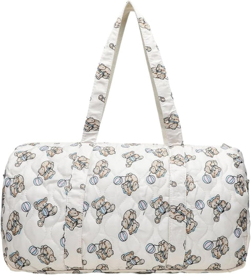 Generic Quilted Duffle Bag, With Thoughtful Quilted Fabric, 48cm, B Aby Hospital Bag,