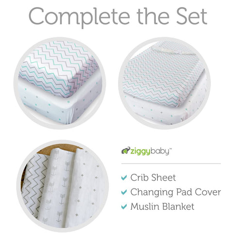 2 Pack Baby Changing Pad Covers - - for Boys Girls Neutral - Soft Jersey Knit Cotton (Blue/Grey) Baby Changing Table
