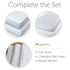 2 Pack Baby Changing Pad Covers - - for Boys Girls Neutral - Soft Jersey Knit Cotton (Blue/Grey) Baby Changing Table