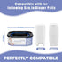 BATADAPTER 810 (3 Pack) Square Refills Disposal Bags Refill Compatible With For Diaper Gen.ie Compact, Select (Not Fit