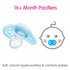 2 Pack, 16+ MAM Original, Nipple Shape Helps Promote Healthy Oral Development, Months, Elephant