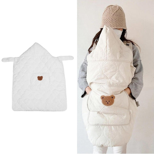 Vomeko Baby Carrier Winter Cover,Windproof Universal Hoodie All Season Carrier Cover,Universal Baby Carrier Cover