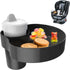 Car Seat Cup Holder Snack Tray Black, Toddler Travel & Road Trip