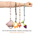 Toy Straps for Baby, 4 Pack Adjustable Stretchable Sippy Cup Straps for Stroller, Highchair, Car Seat