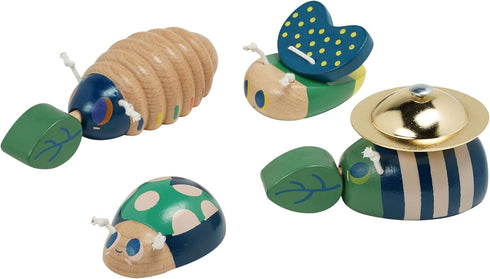 Manhattan Toy Folklore Bug Quartet, 4-Piece Musical Wooden Toy Set for Toddlers