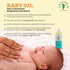 Generic 100% 300 ml Tots & Bubbles Natural Baby Massage Oil for Newborns Cold-Pressed Almond, Olive & Mustard Oils