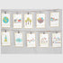 Children Inspire Design Forest Animal Numbers Wall Cards, Set of Ten, 5x7 Prints