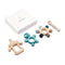 GANDIKIDS BABY PRODUCTS Baby Silicone Teething Ring Teether Gift Set for Boys and Girls Over