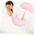 Unomor Maternity Pillow for Pregnant Women Cooling Side Sleeping Support with Ergonomic Design Breathable for Waist