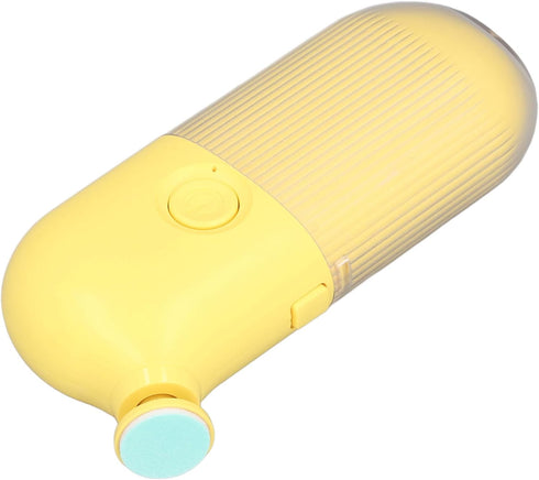 Srliya 6000RPM 6 Baby Electric Nail File Low Noise Adjust Speed Prevent Slip Nail Care Grinder with Heads