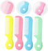 Galepromot 4Pcs Newborn Hair Comb Baby Comb Round Teeth Combs Wide Tooth Hair detangler for Toddler Pocket Hair Comb