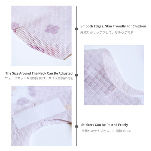 Baby and Infant Disposable Travel Bibs - Soft, Leakproof for Toddlers Babies, Feeding, Traveling (60PCS) Unicorn