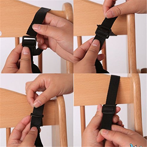 5 Point Harness Baby Safety Belt for Universal High Chair Seat, Wooden High Chair Pushchair