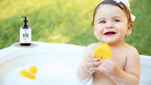 Organic Baby Shampoo & Body Wash, Cosmos Certified, Dermatologist Tested, Sensitive & Tear-Free Natural Formula, 13.5 oz