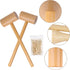 Hammering Set Hammer Hammer Wooden Mallet & Pounding Toys Simulation Wooden Mallet Toddler Fake Portable Montessori Toy