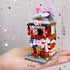 Japanese Street View Kimono Shop Building Kits, 418 PCS Modular House Building Set Mini DIY Building Model Set, Architecture Modular Construction Set Gift for Adults and Teens