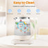 3-6-12 Baby Teething Ring Toy for Months, Silicone Infant Teether for Sore Gum Relief, Soothing Sensory Chew Toy, Ideal