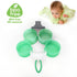 LADISO 2 Packs Formula Container On The Go, Baby Formula Dispenser, Portable Milk Powder Dispenser Container, Baby