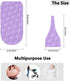 YallLocoMo Set Swaddle Blanket with Hat Newborn Purple Receiving Blankets Baby Swaddle Wrap Soft Sleep Sack for Baby
