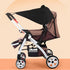 Baby Stroller Sun Cover, Universal UV Protection Waterproof Stroller Sun Shade with Viewing Window for Outdoor Use