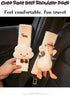 BNTR 2PCS (2-Pack Car Seat Belt Cover Stocking Stuffers Cute Creative Flower Safety Seatbelt Shoulder Pad Auto