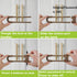 4 PACK Child Proof Sliding Cabinet Door Code Locks, Adjustable U Shaped Baby Safety Latches for Knob Handle Drawers