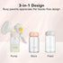 Free,4PCS (6oz,4 COMI Natural Glass Baby Bottle,Breastmilk Storage Bottle for Fridge,Wide Neck Breast Milk Container