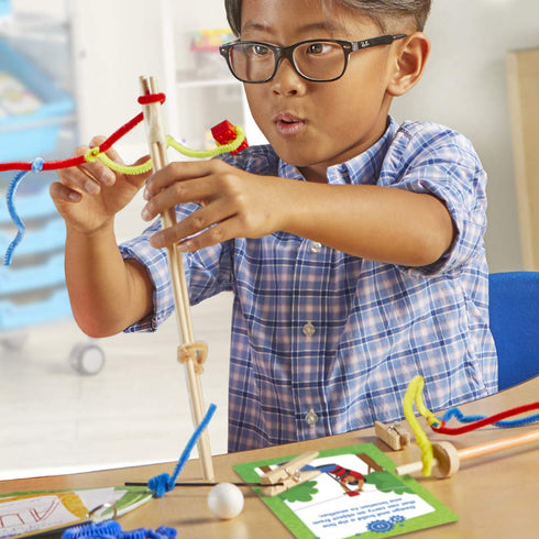hand2mind Makerspace Task Cards, STEM Learning Cards for Kids Grade 3-5, 36 Activities