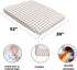 FIGEPO Set Fitted Baby Neutral Crib Sheets Bear and Buffalo Check Plaid Breathable Unisex Baby Standard Crib Sheet
