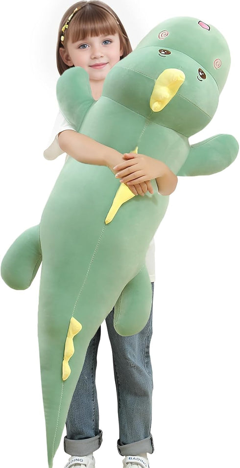 Tianmihou 32" Giant Dinosaurs Plush Toy Body Pillow, Cute Dinosaur Stuffed Animals,