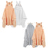 FUBANRAY 4-Pack Hooded Toddler Bath Towels for Boys Girls 0-5 Years, Absorbent Baby