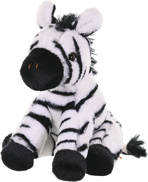 Wild Republic Cuddlekins Zebra Baby Plush, Stuffed Animal, 8 Inches - Gifts for Kids