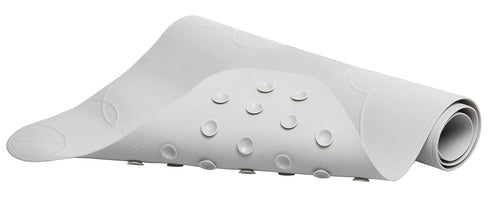 Ubbi Cushioned Non-Slip Bath Mat for Baby, Powerful Suction Cups, Baby Bathtub Time Essentials, Gray by Ubbi