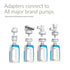 (Pack 14) Kiinde Twist Milk Storage Bag Breast Pump & Baby Bottle Adapter Kit for All Major Breast Pump Brands