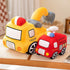 XIZHI Car Plush Toy Soft Stuffed Car Plush Pillow Toy CuteTractor Cartoon Throw Pillow Plushie Gifts for Kids Birthday