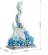 Set, 1125PCS Set, Flower Bouquet Guitar Building Blocks Music Instruments Guitar Bricks Gifts for Adults and Kids