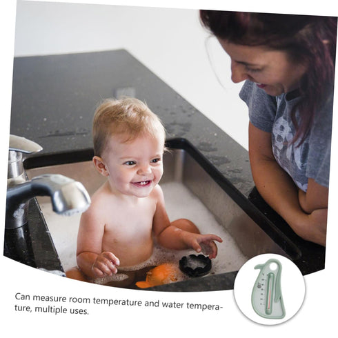 Cartoon Penguin Shaped Water Thermometer for Boy Girl Lightweight Floating Bath Toy Accurate Room Water Temperature