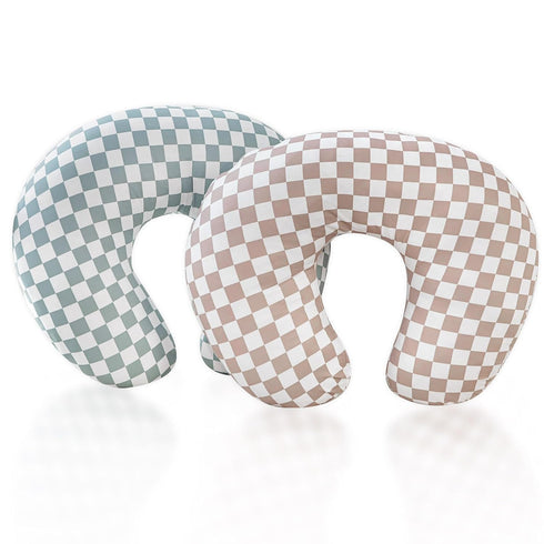 DILIMI 2 Pack Nursing Pillow Cover, Stretchy Removable Case for Breastfeeding Pillows,