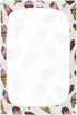 Emelivor White-1 Dessert Ice Cream Baby Crib Sheets for Boys Girls Fitted Crib Sheet Breathable Crib Mattress Sheet